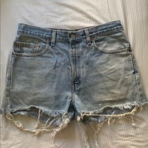 Vintage denim cutoffs